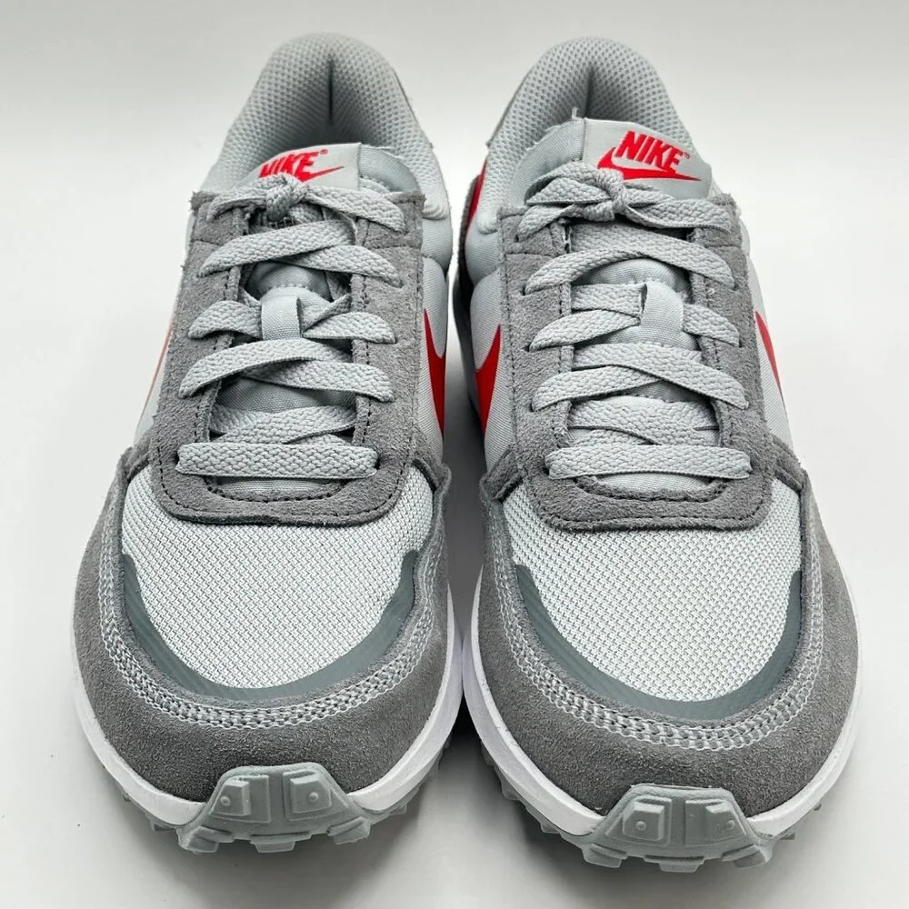 Nike Waffle NAV  Wolf Grey University Red FJ4195-004 Size Women's 7.5  / Men's 6 - Picture 3 of 12